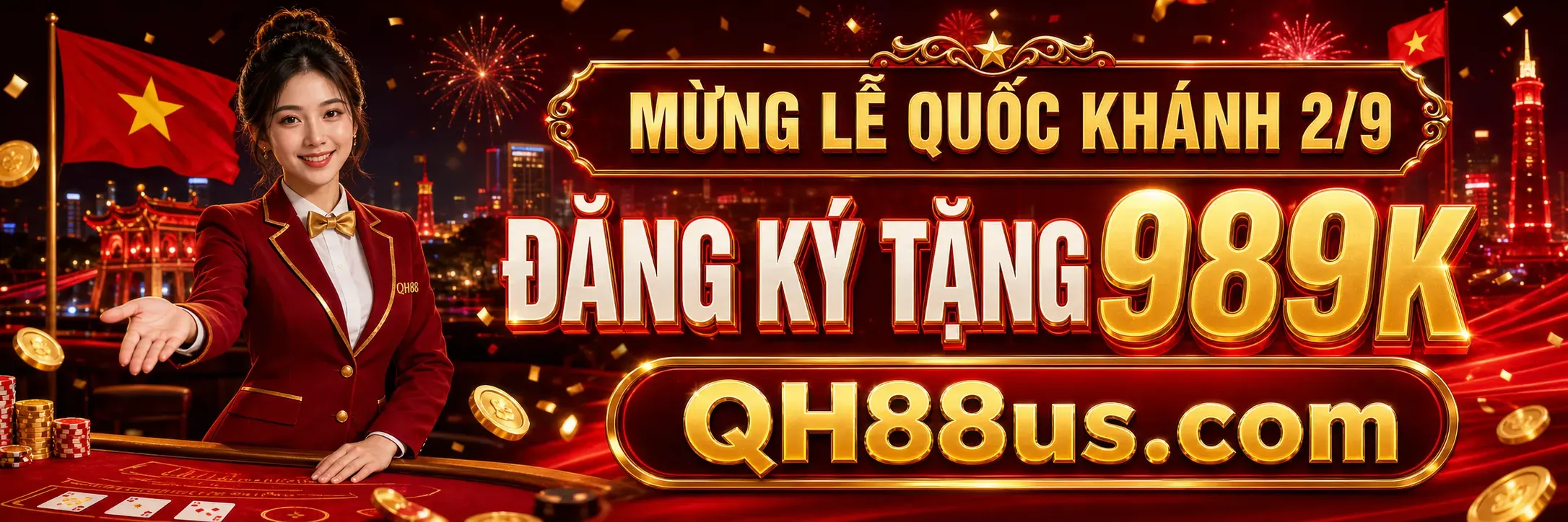 QH88 khuyến mãi lễ quốc khánh